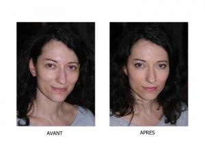 avant / après maquillage